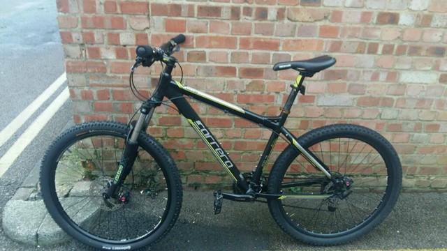 carrera vulcan frame size